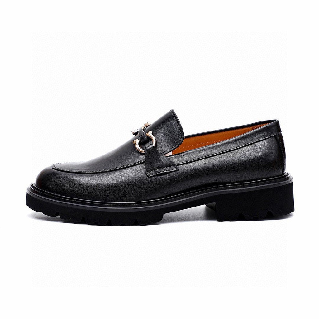 微商相册测试鞋子-Salvatore Ferragamo Black Bit Loafers — side