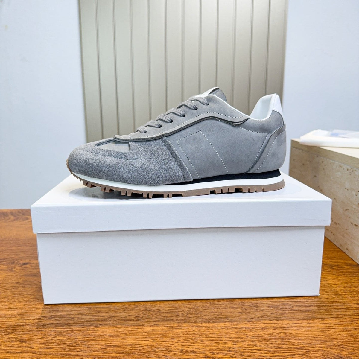 Maison Margiela Black Low-Top Sneakers — side