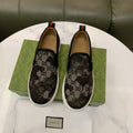 Gucci Patterned Slip-On Sneakers — front