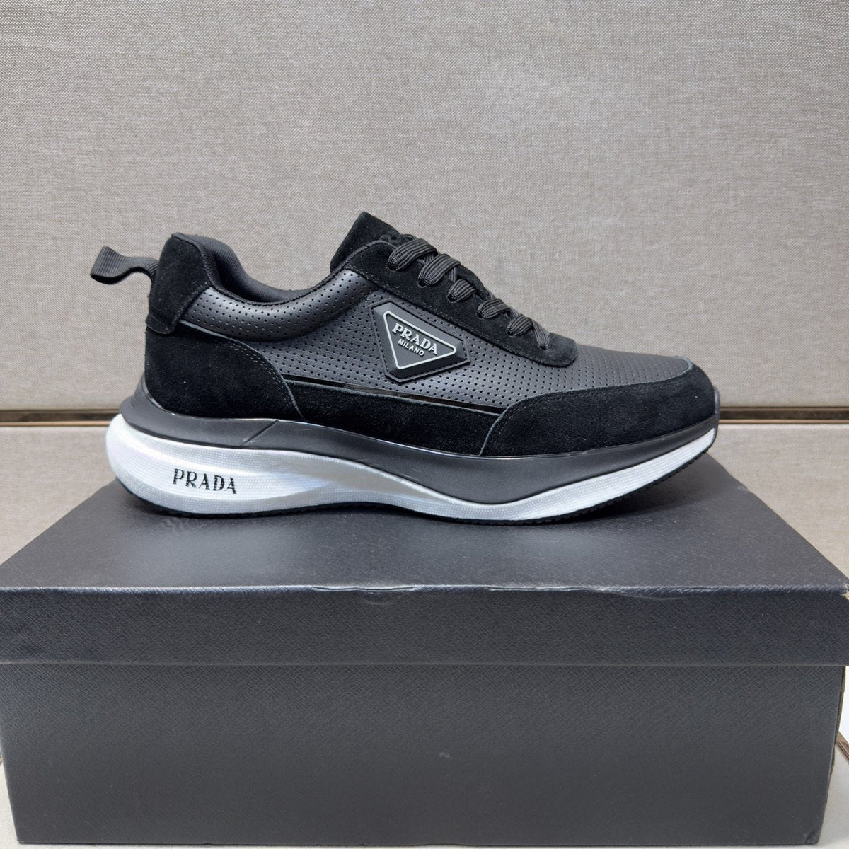 Prada Mesh Panel Sneakers — front