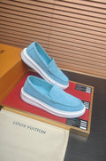 Louis Vuitton Men’s Moc-Toe Slip-On Shoes — hero