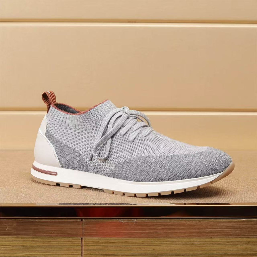 Loro Piana Flexy Walk Knit Sneakers — side