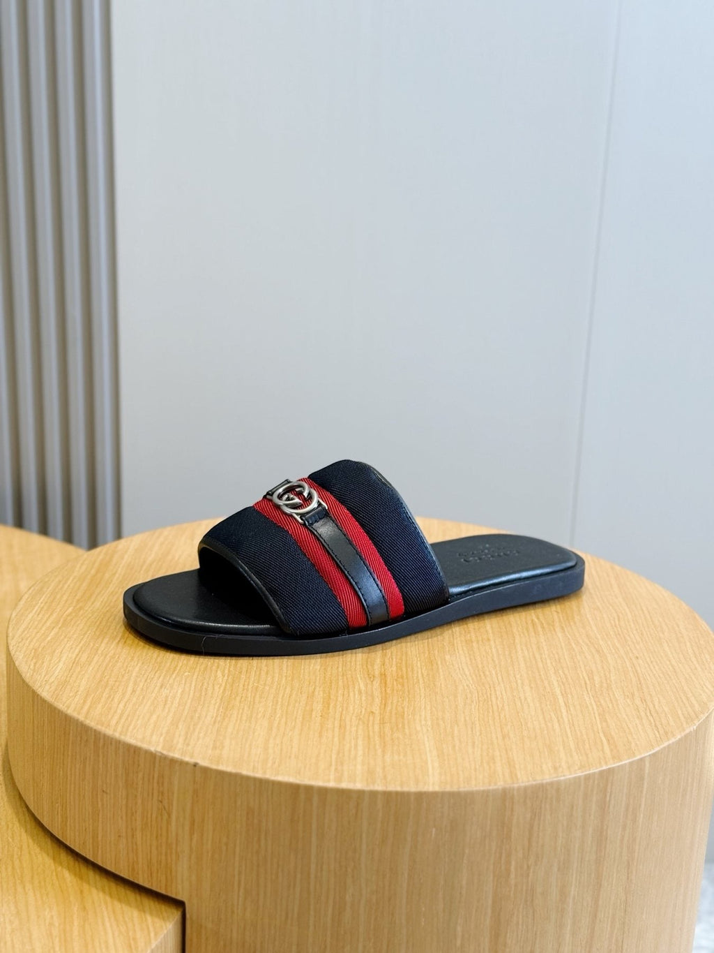 Gucci Interlocking G Slide Sandals — side