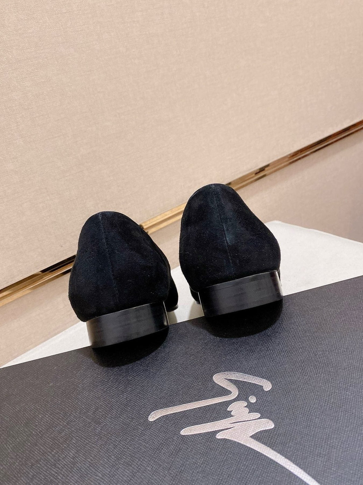 Giuseppe Zanotti Black Spider Loafers — back
